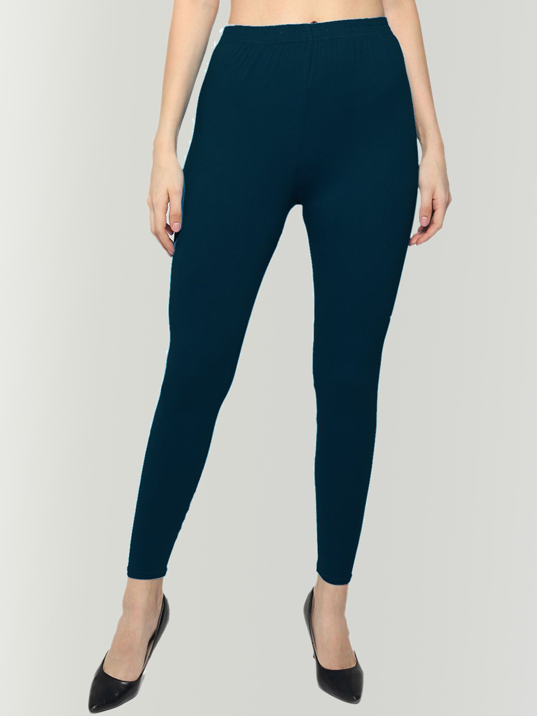 

KEX Ankle-Length Cotton Legging, Navy blue