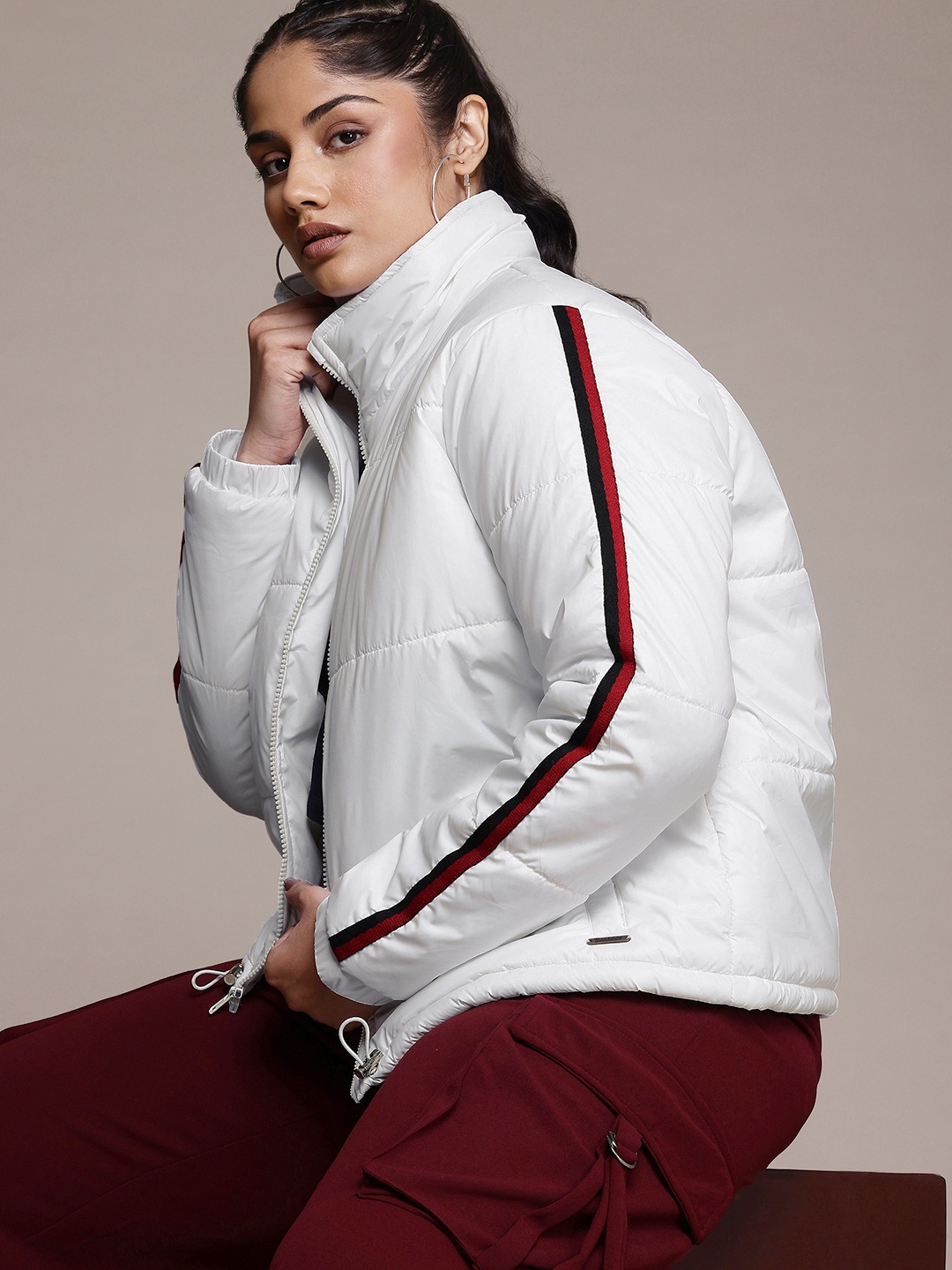 

The Roadster Lifestyle Co. Padded Jacket, White