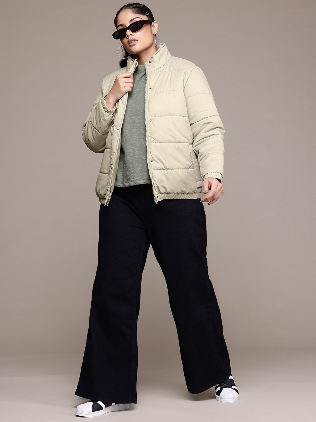 

The Roadster Lifestyle Co. Puffer Jacket, Taupe