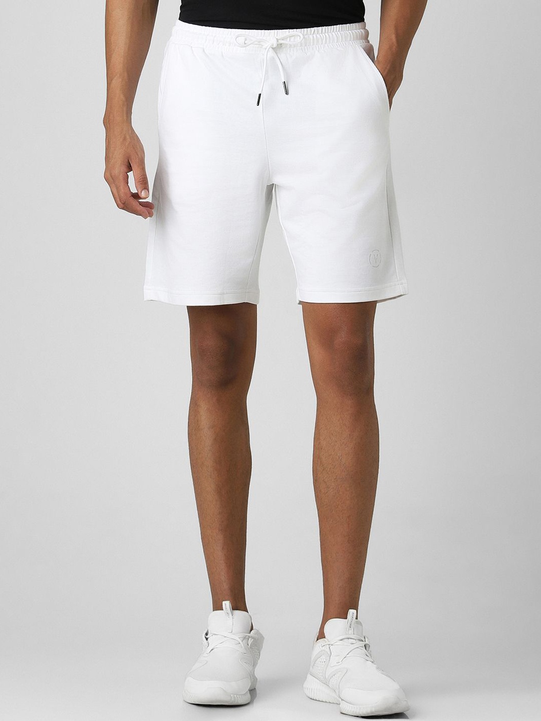 

Van Heusen Flex Men Mid Rise Shorts, White