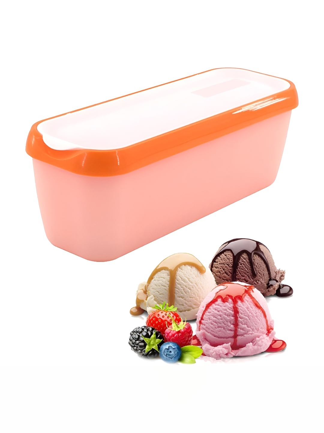 

P-Plus International Orange-Colored BPA Free Container