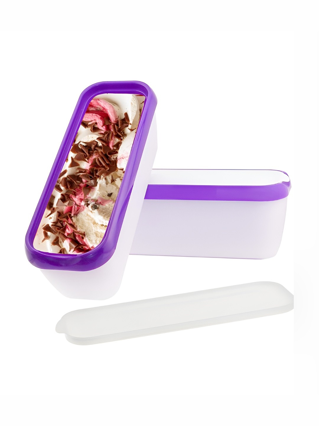 

P-Plus International Purple 2 Pieces Ice Cream Containers -1.5L Each