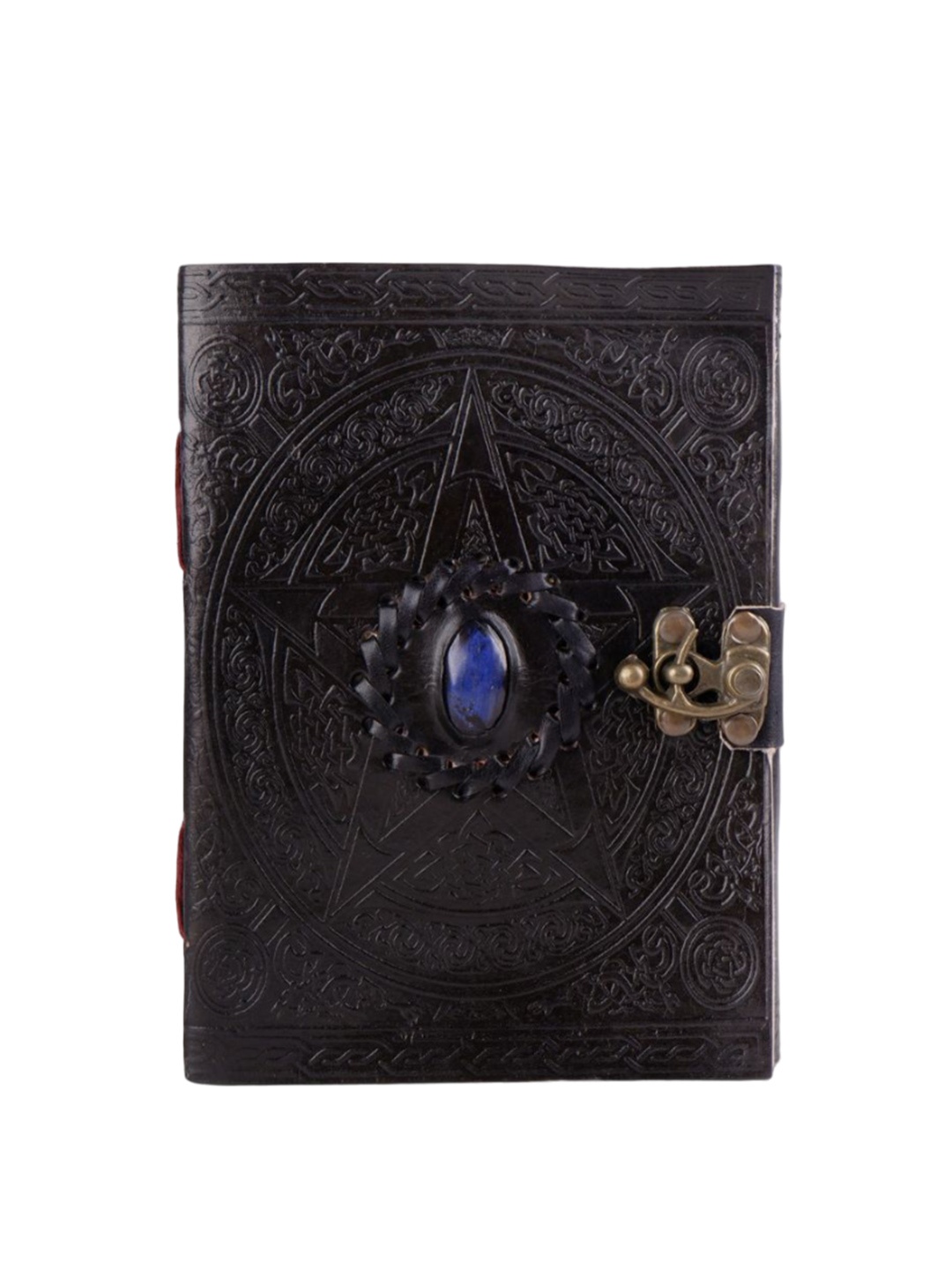 

MaheTri Self Design Leather Diary, Black