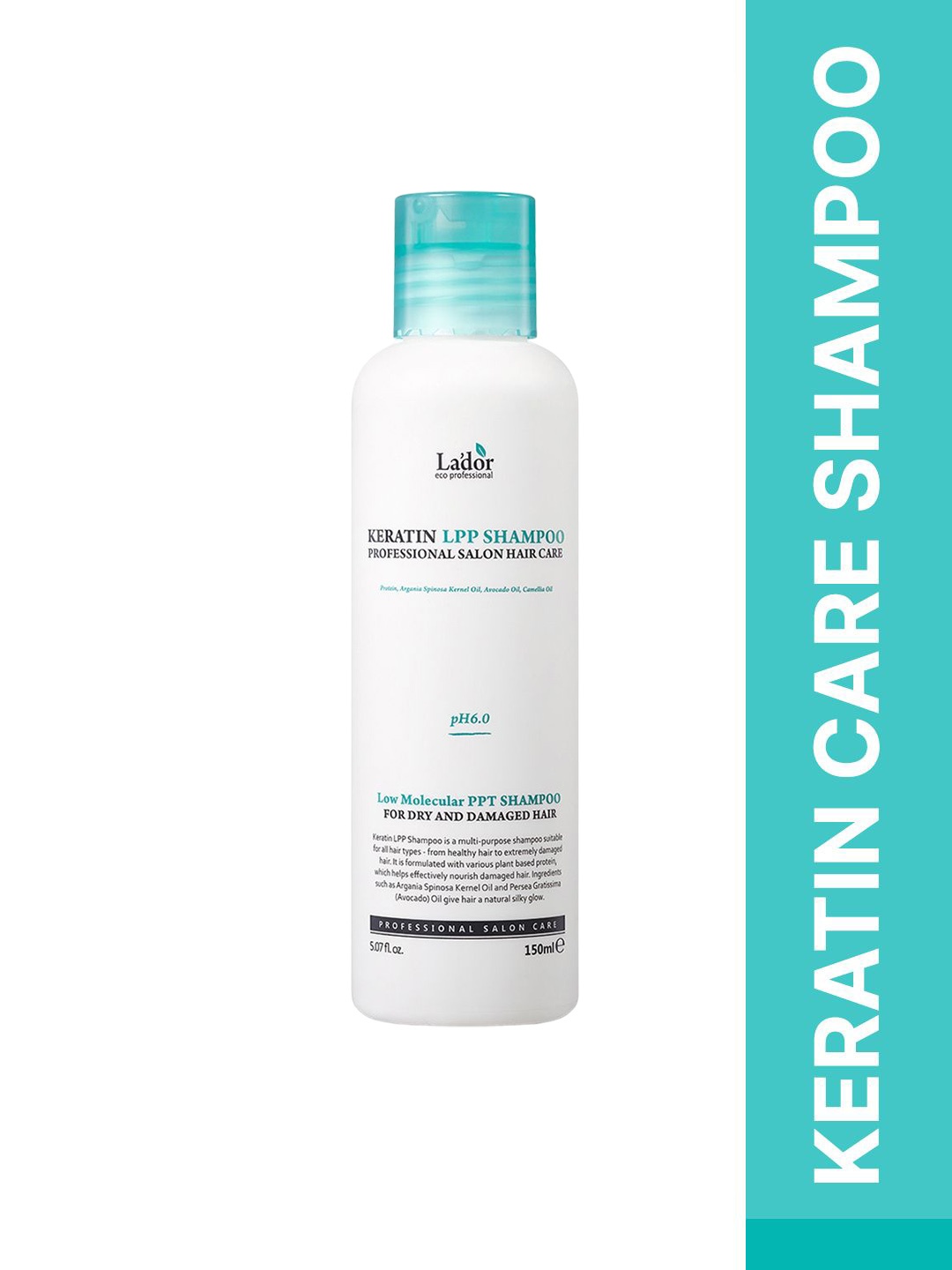 

Lador Keratin LPP Shampoo - 150 ml, White