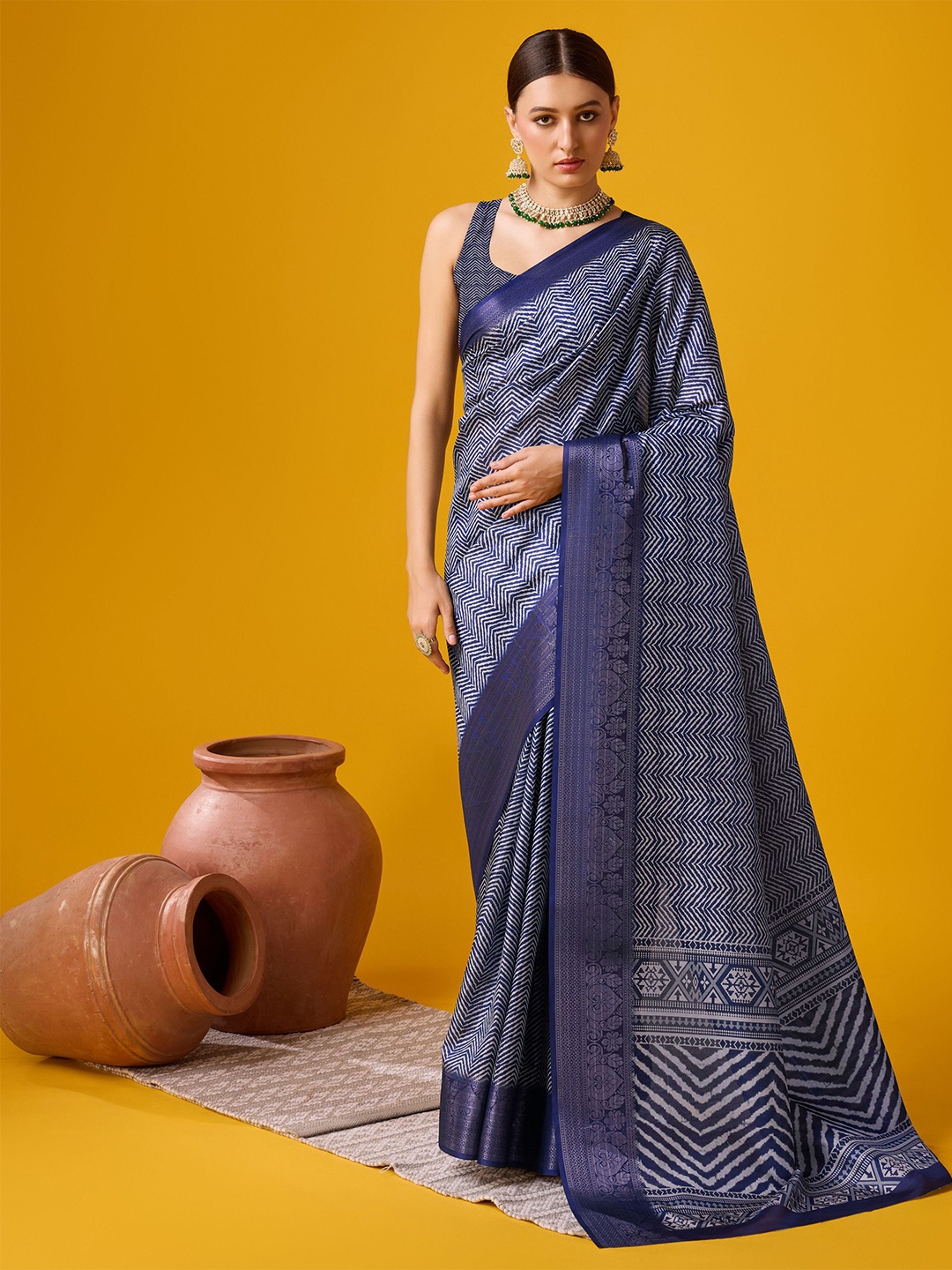 

Exclusiva Zari Saree, Blue