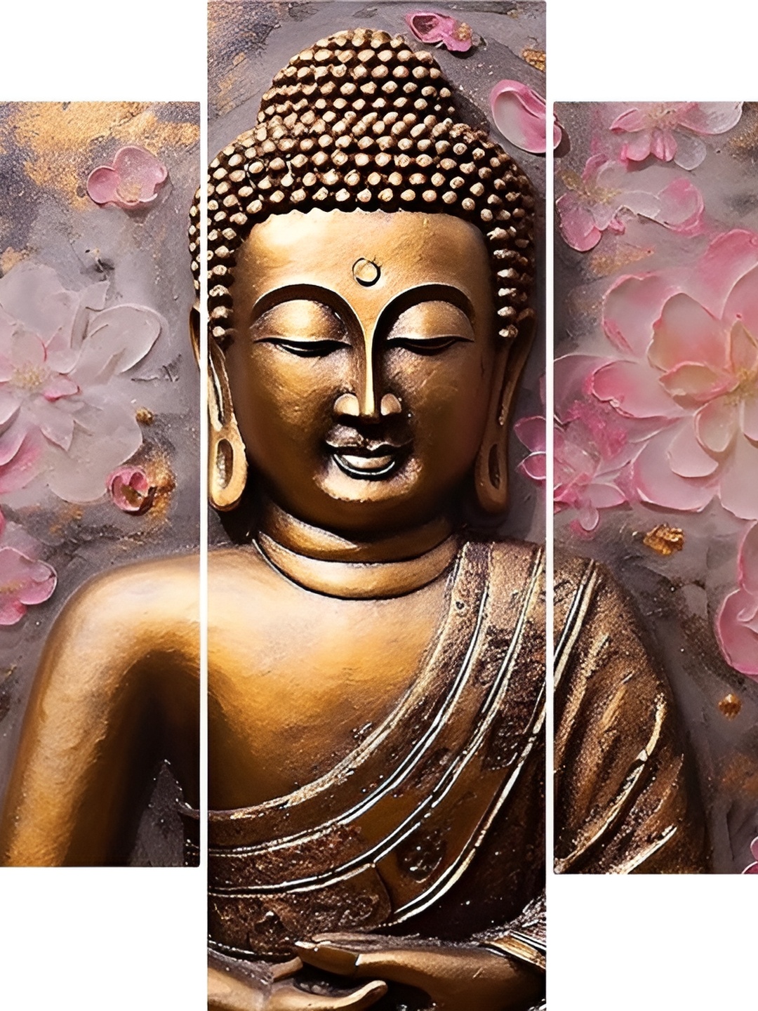 

SCPmarts Brown & Pink 5 Pieces Religious Wall Arts