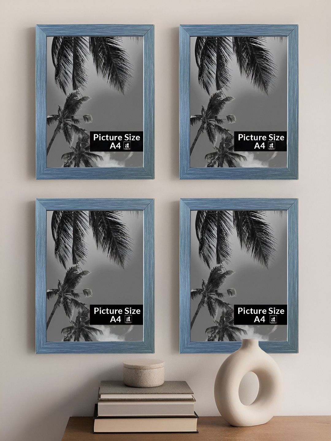 

Art Street Set of 4 A4 Size Photo Frames, Blue