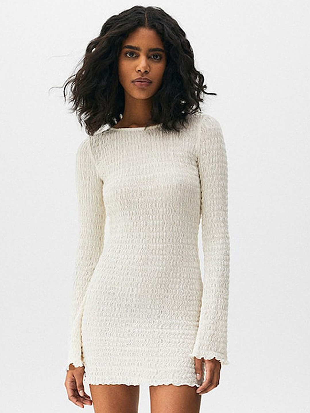 

LULU & SKY Bodycon Mini Dress, White