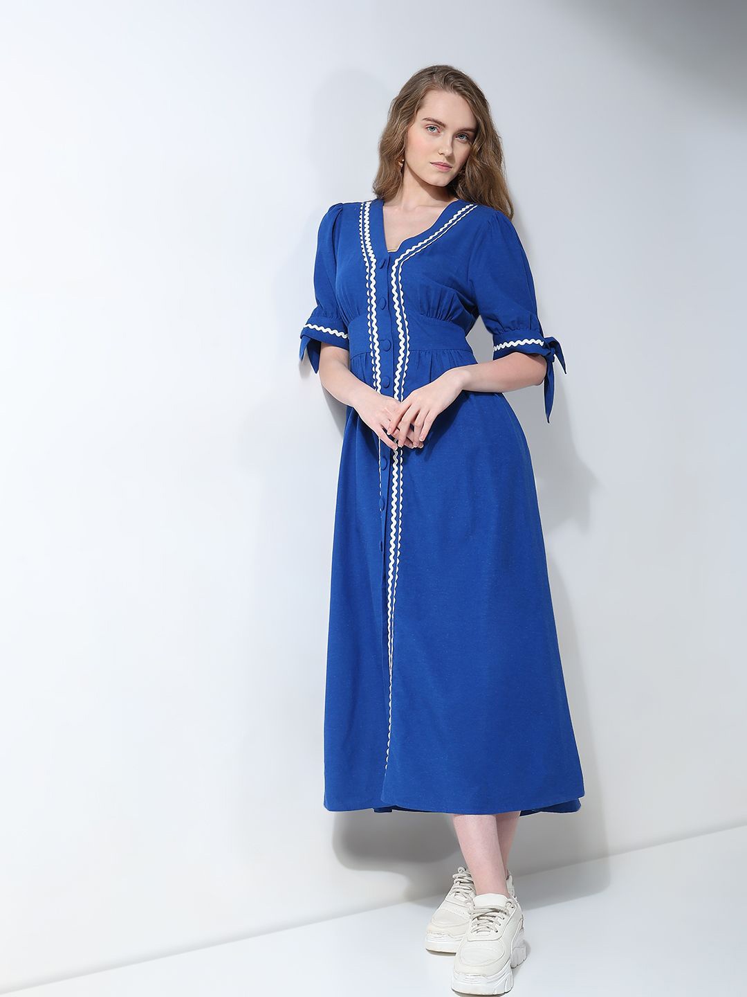 

Vero Moda A-Line Midi Dress, Blue