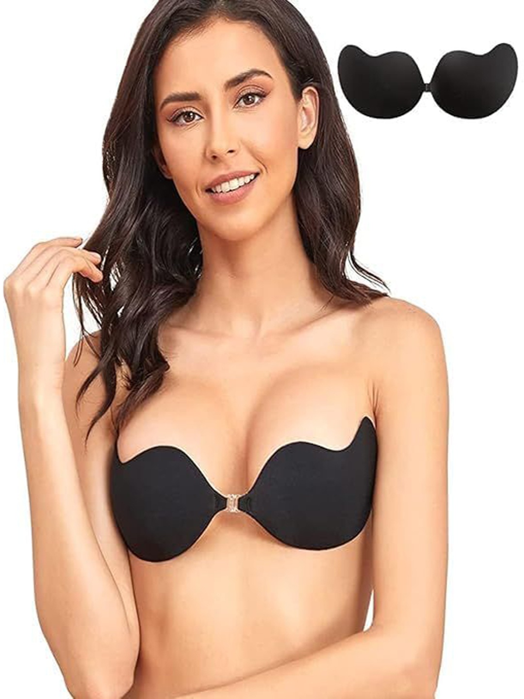 

Xivir All Day Comfort Stick-On Lingerie accessories, Black