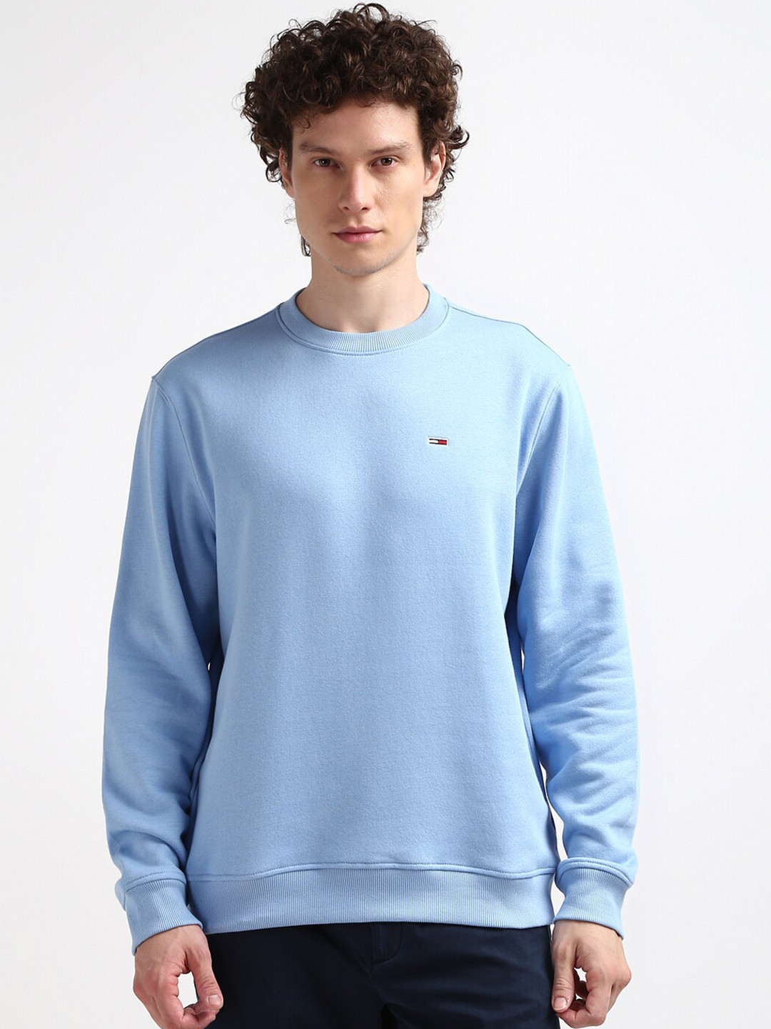 

Tommy Hilfiger Crew Neck Long Sleeves Pullover Sweatshirt, Blue