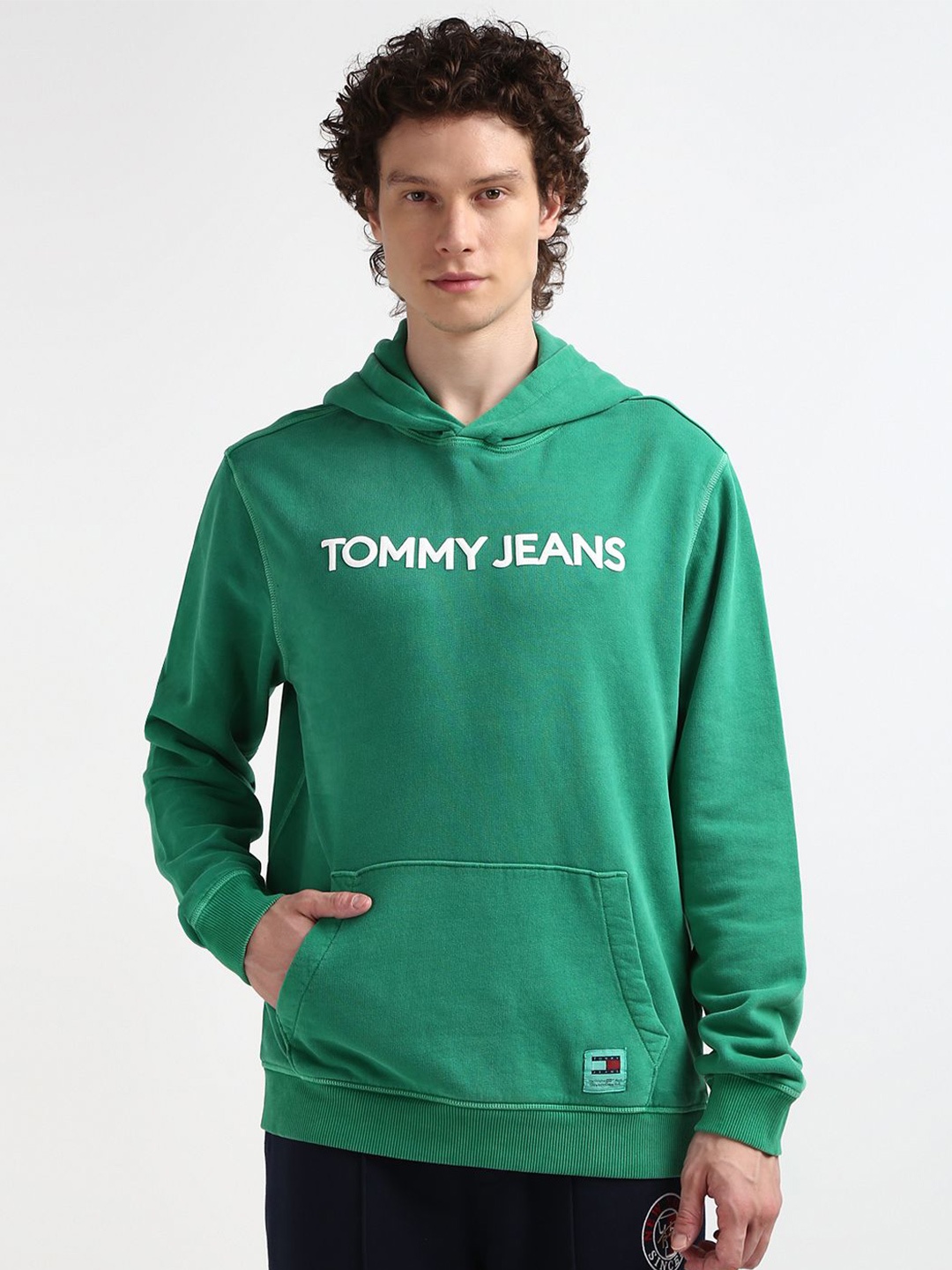 

Tommy Hilfiger Printed Hooded Pullover Sweatshirt, Green