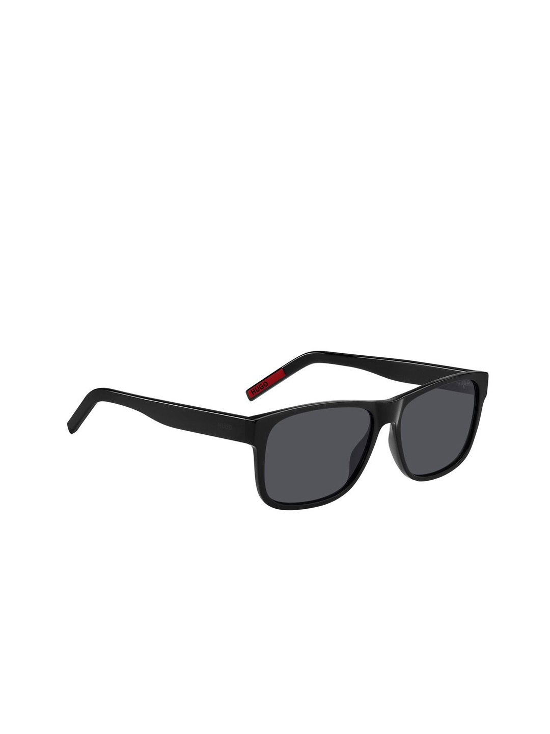 

HUGO Men Rectangle Sunglasses with UV Protected Lens 20647580757IR, Grey