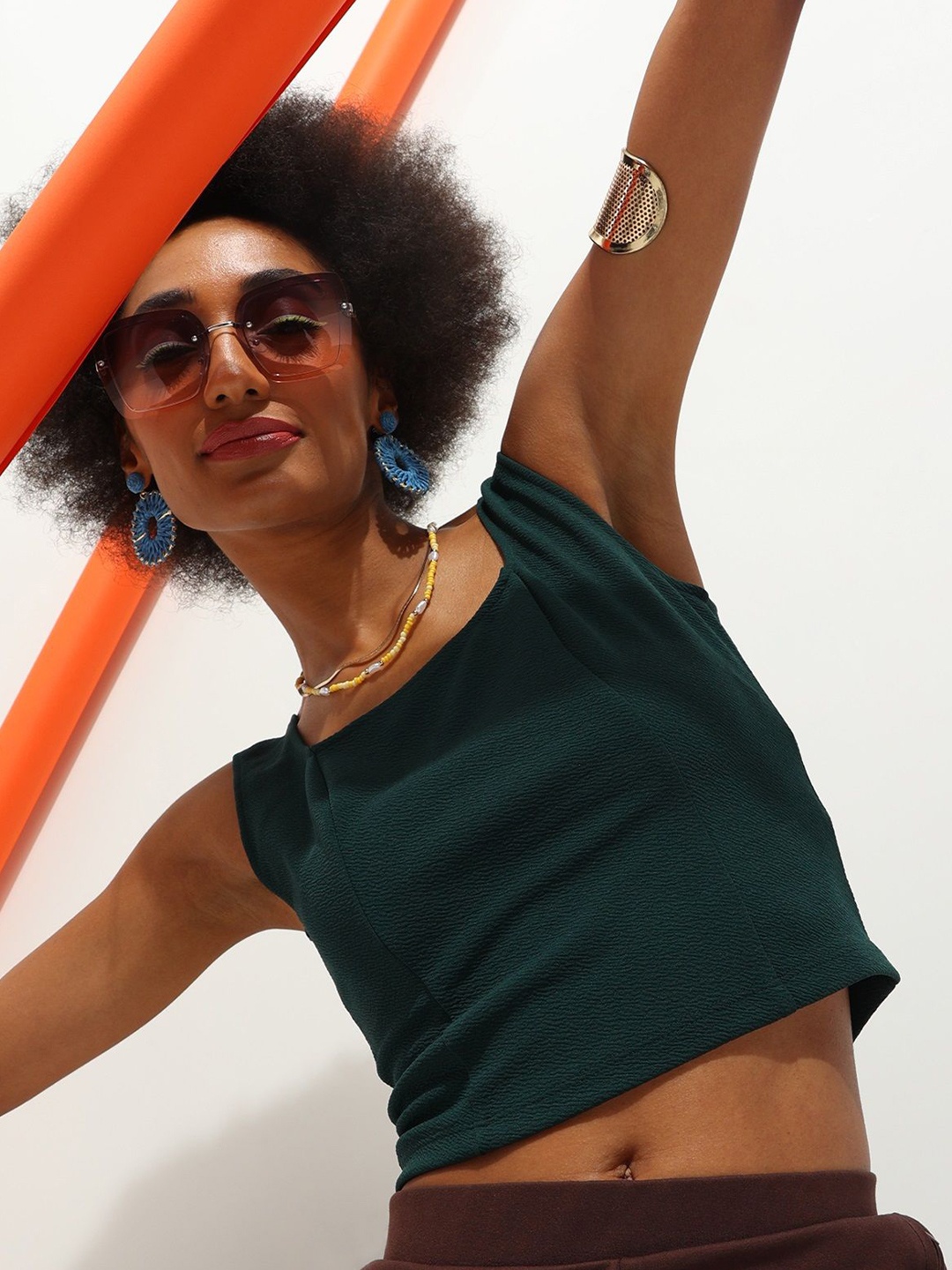 

Veni Vidi Vici Regular Crop Top, Green
