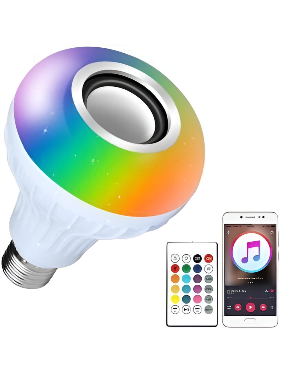 

spark world White Smart Music Bluetooth Bulb Smart Bulb