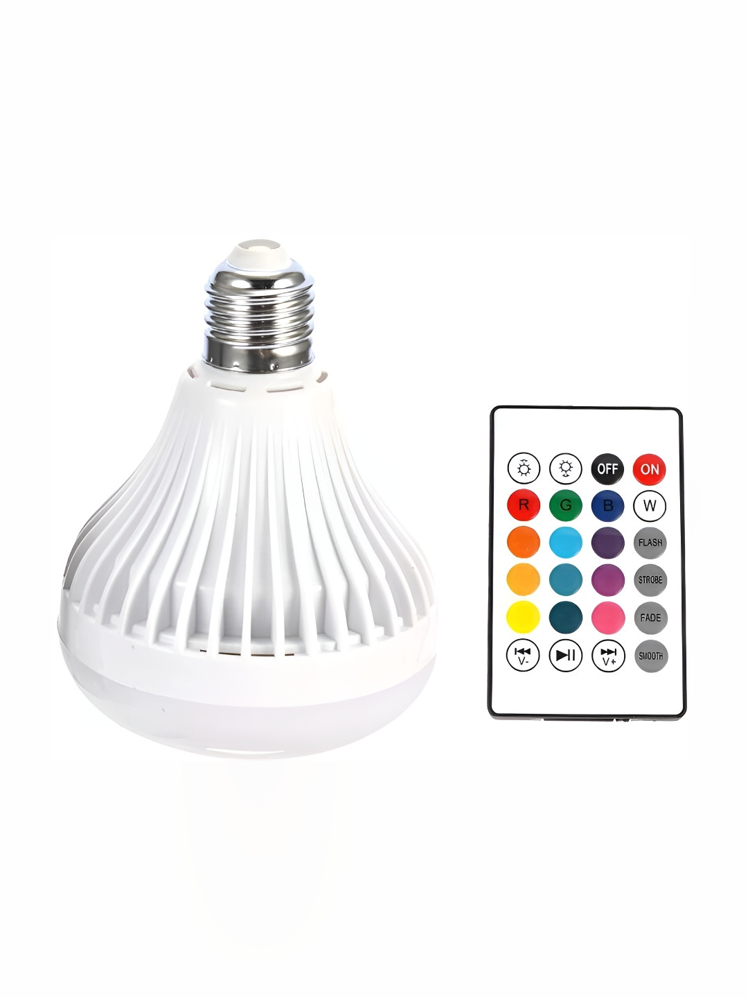 

SPARK WORLD White Wireless Music Playing Remote Controller LED Smart Bulb