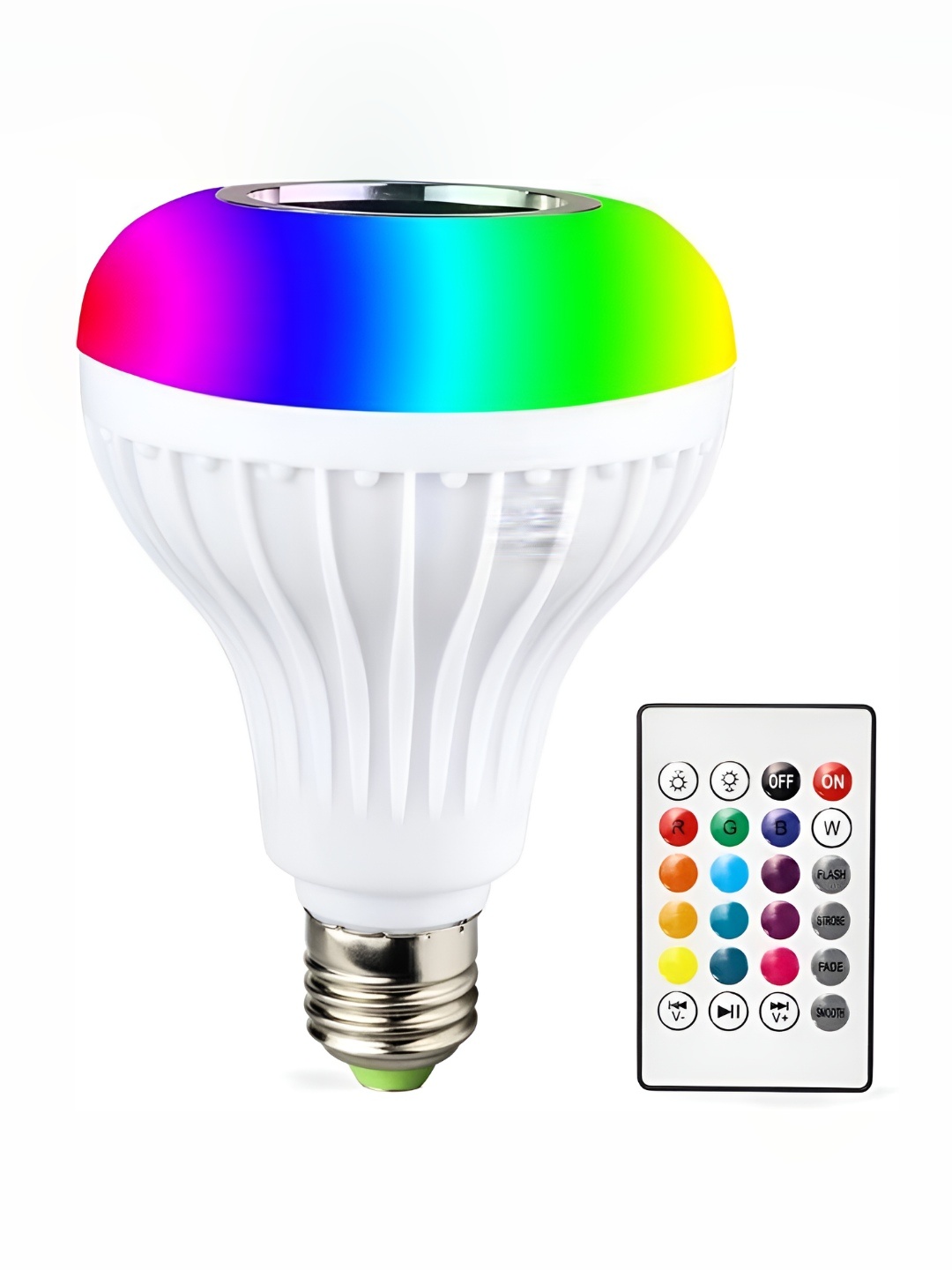 

SPARK WORLD White Wireless Music Playing Remote Controller LED Bulb