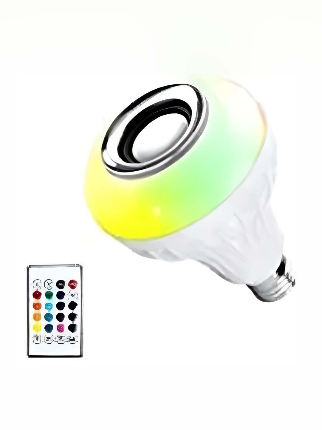 

SPARK WORLD White Wireless Music Playing Remote Controller LED Bulb