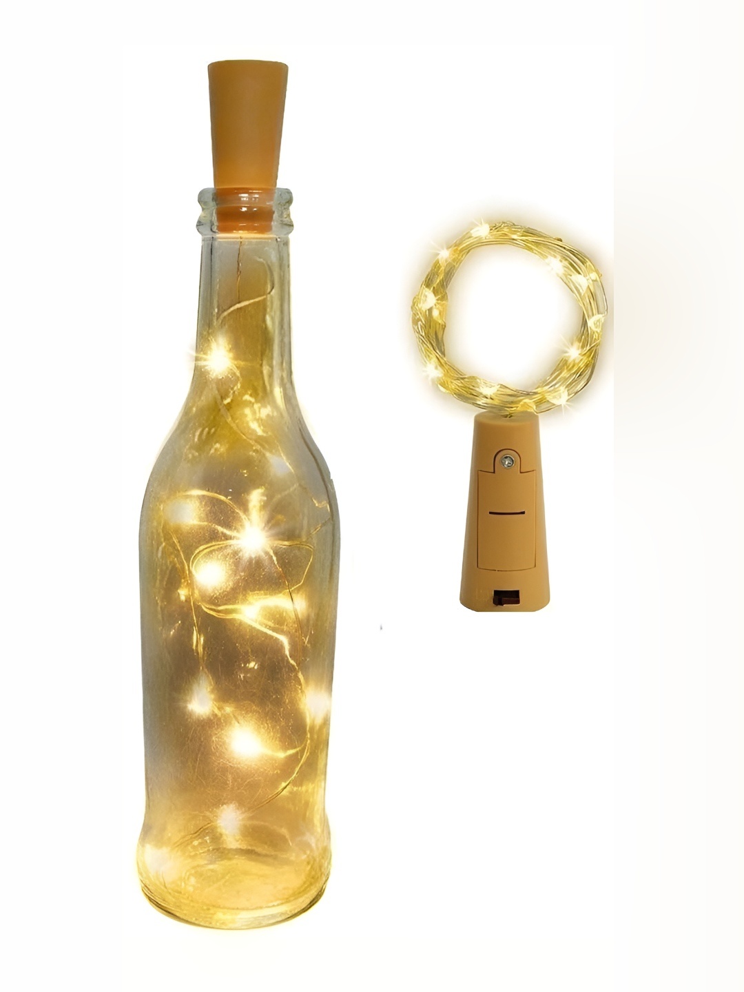 

SPARK WORLD Yellow Rice Shaped String Lights