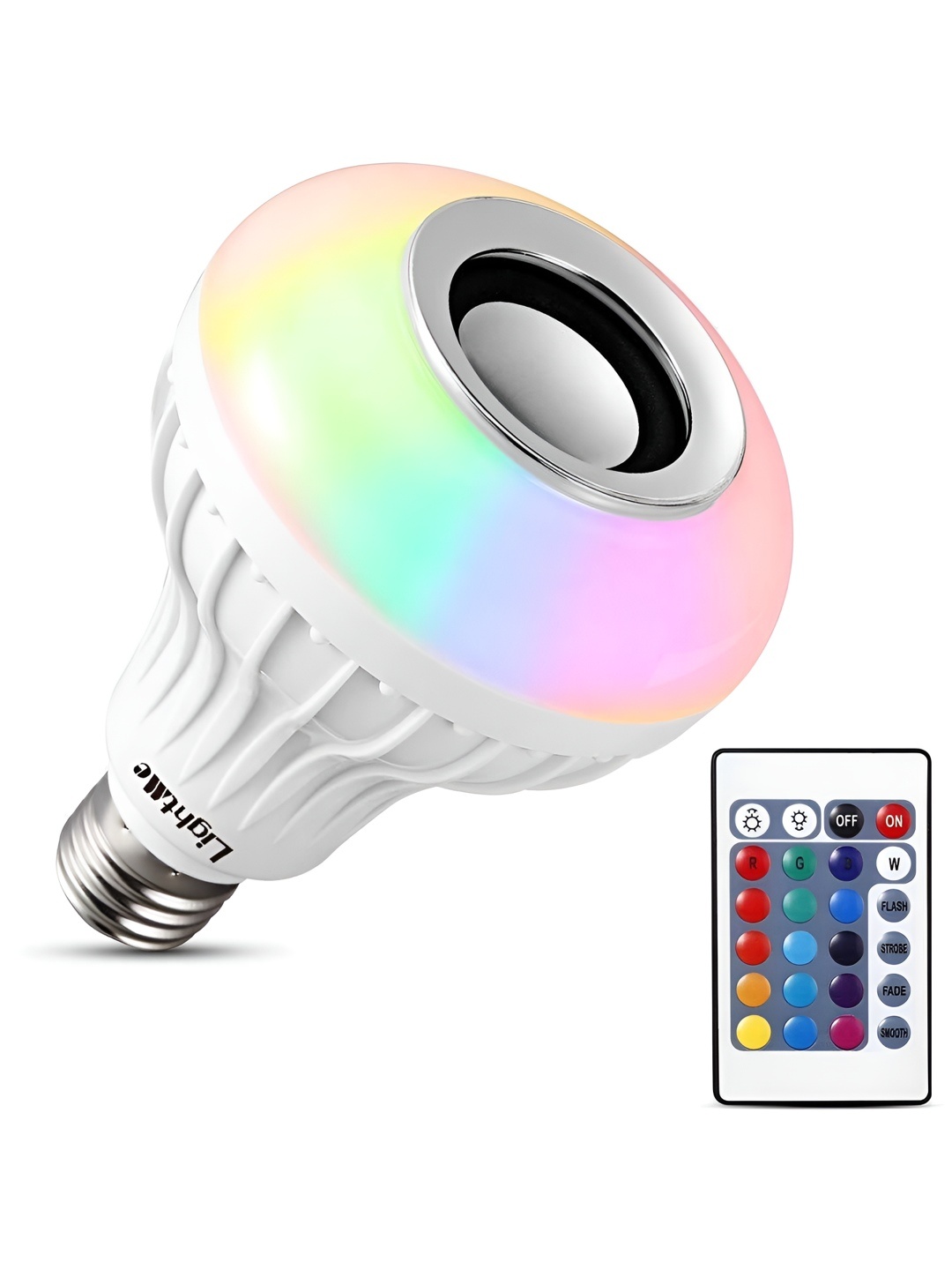 

SPARK WORLD White Wireless Music Playing Remote Controller LED Bulb