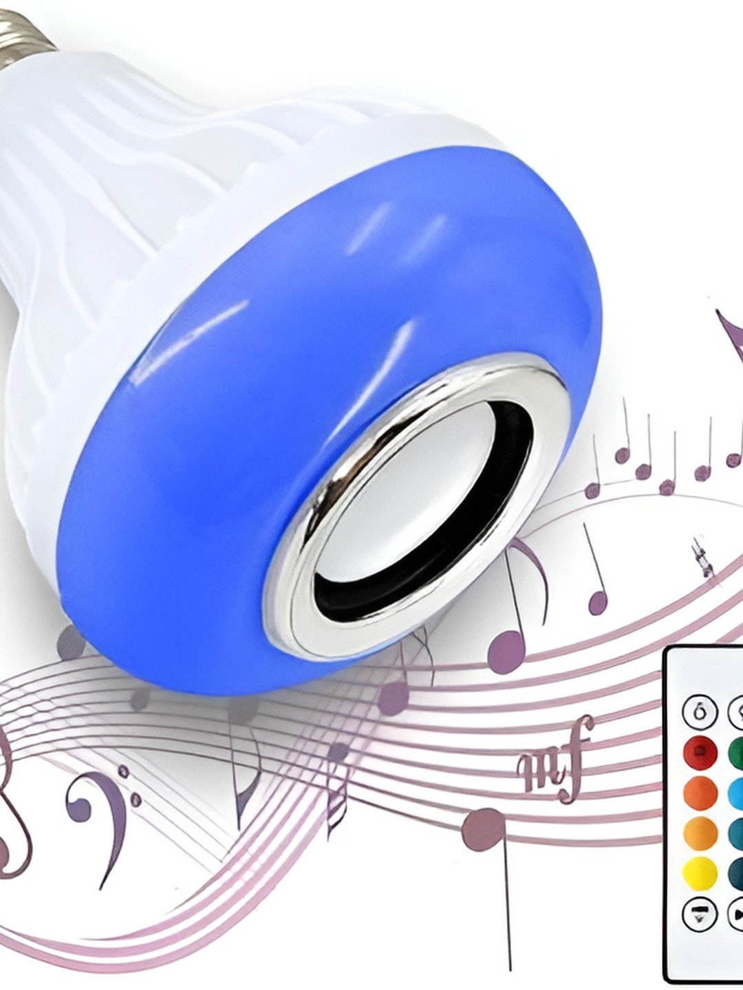 

SPARK WORLD White Bluetooth Speaker LED Smart Bulb