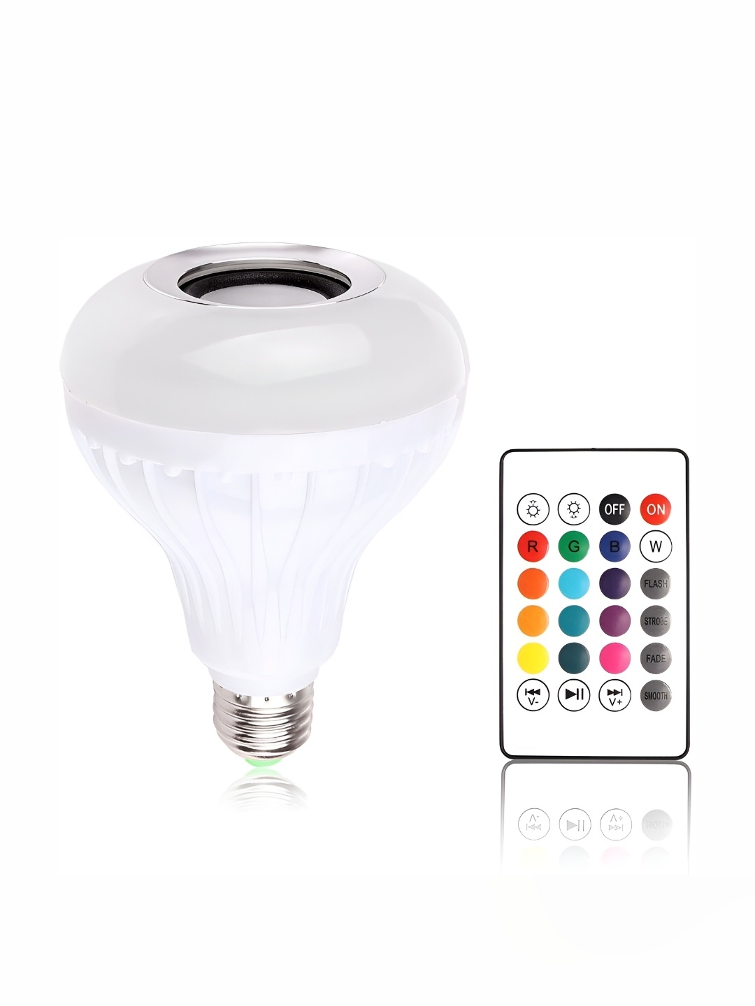 

SPARK WORLD White Wireless Music Playing Remote Controller Smart Bulb