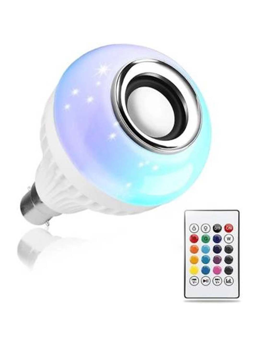 

SPARK WORLD White Bluetooth Speaker LED Smart Bulb