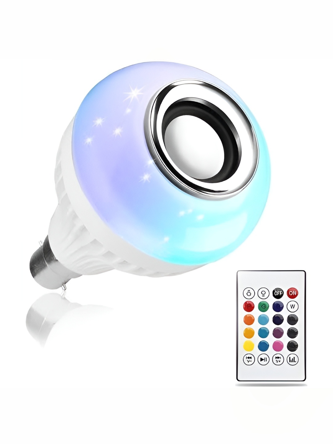 

SPARK WORLD White Bluetooth Speaker LED Smart Bulb
