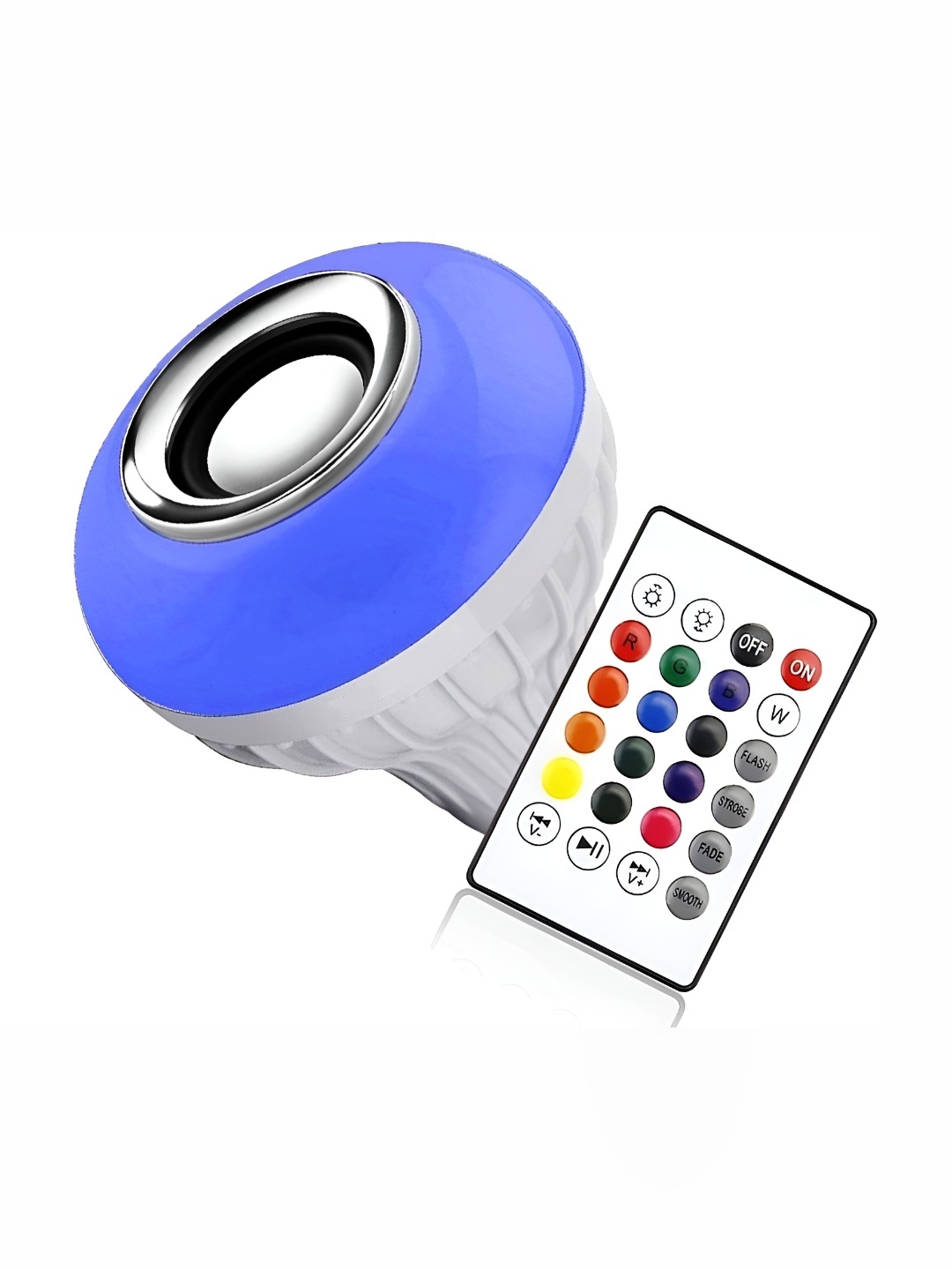 

SPARK WORLD White Wireless Music Playing Remote Controller LED Smart Bulb
