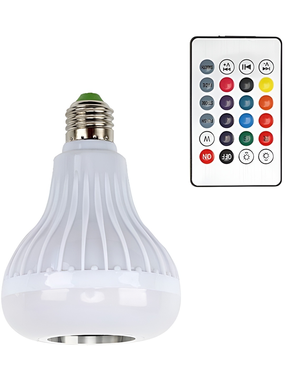 

SPARK WORLD White Wireless Music Playing Remote Controller LED Smart Bulb