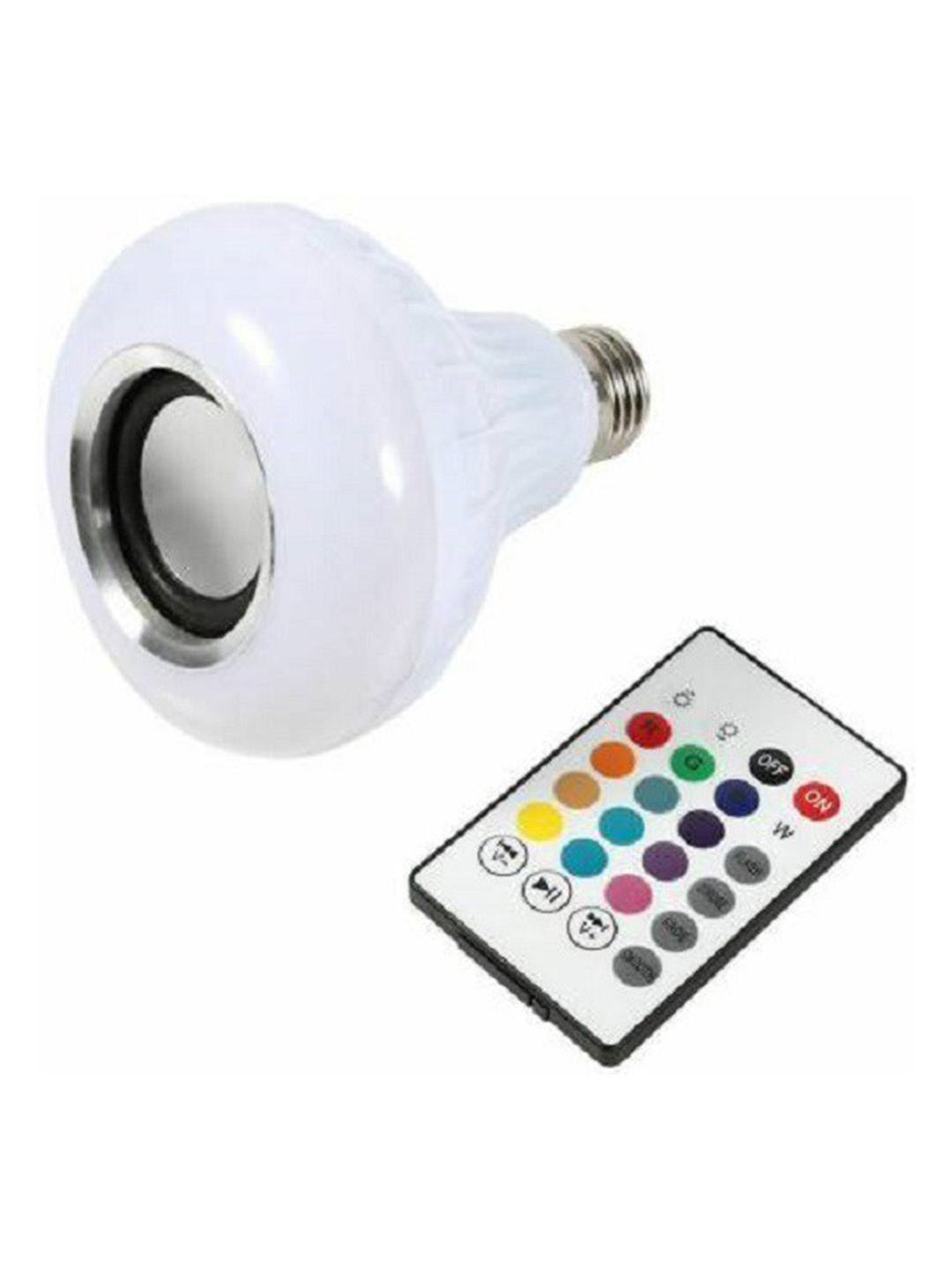 

SPARK WORLD White Bluetooth Speaker LED Smart Bulb