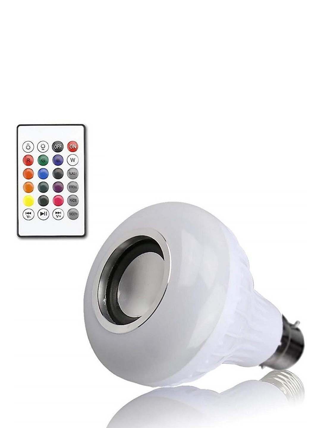 

SPARK WORLD White Wireless Music Playing Remote Controller LED Bulb