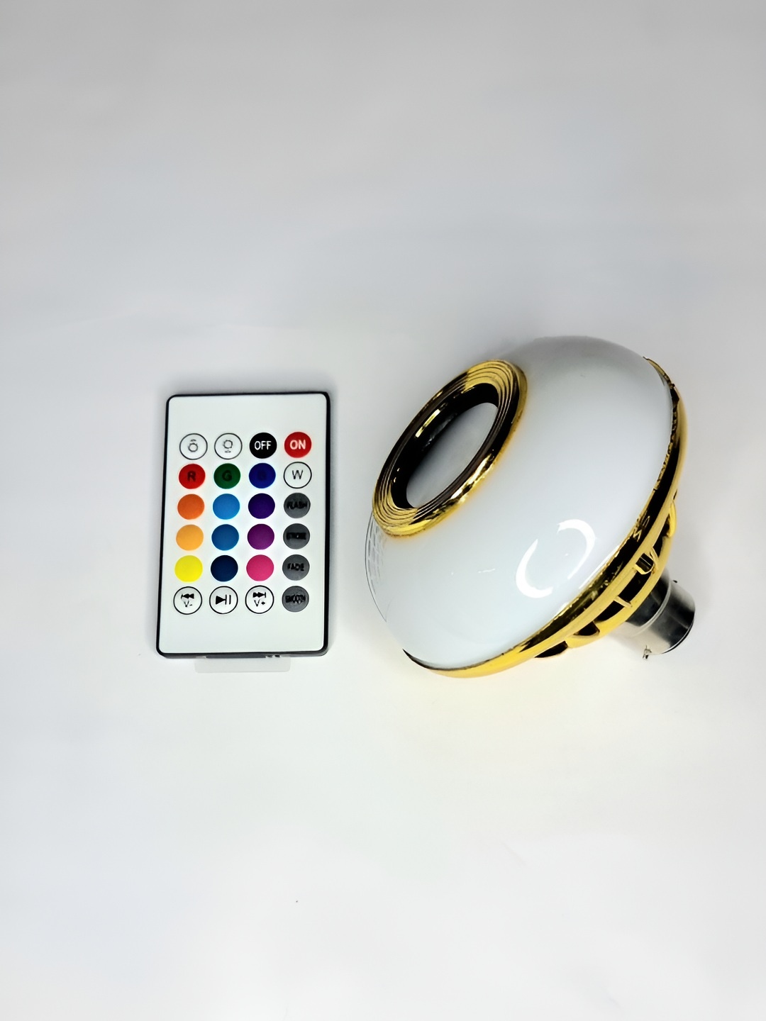 

SPARK WORLD White Wireless Music Playing With Remote Control LED Smart Light