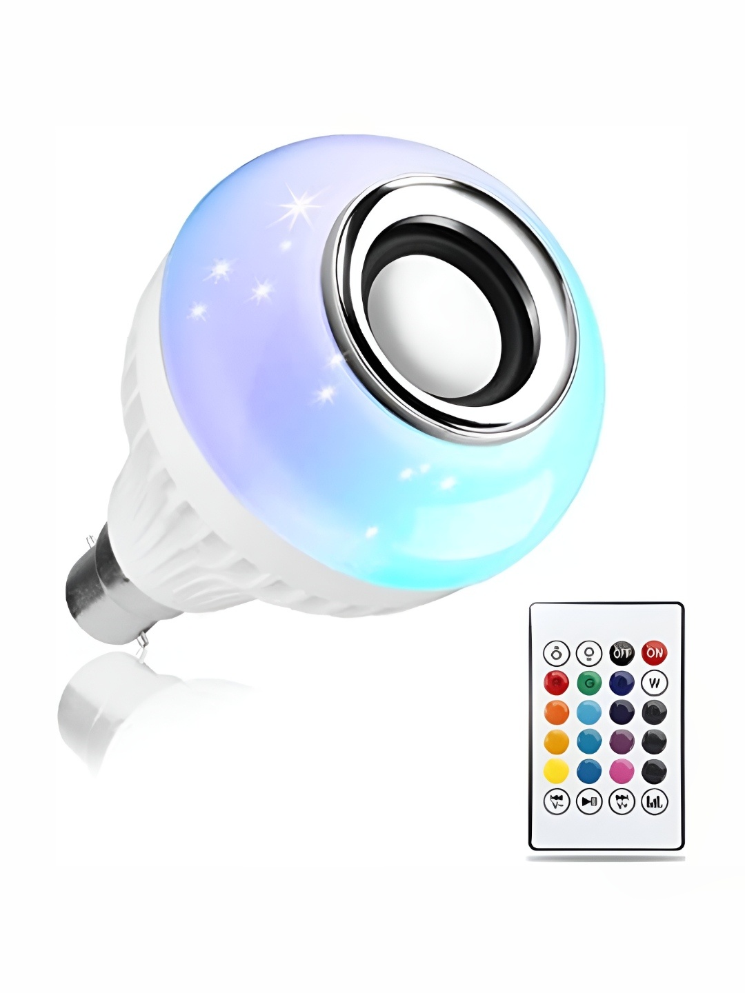 

SPARK WORLD White Wireless Music Playing Remote Controller Smart Bulb