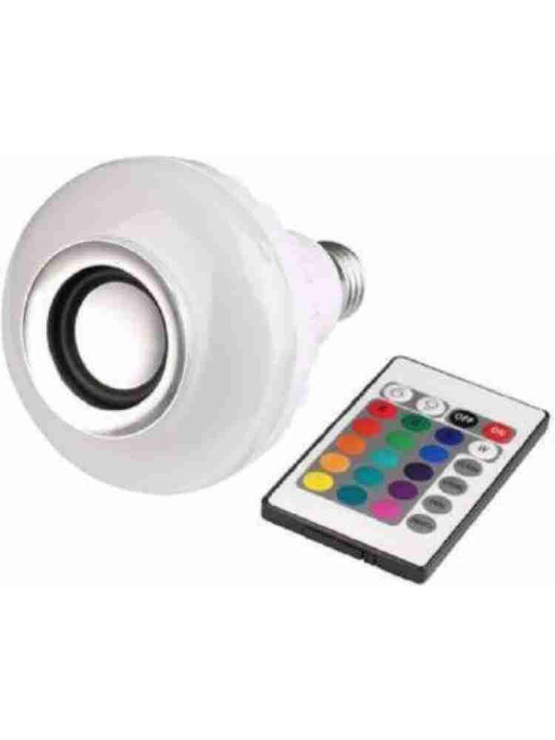 

SPARK WORLD White Wireless Music Playing Remote Controller LED Bulb