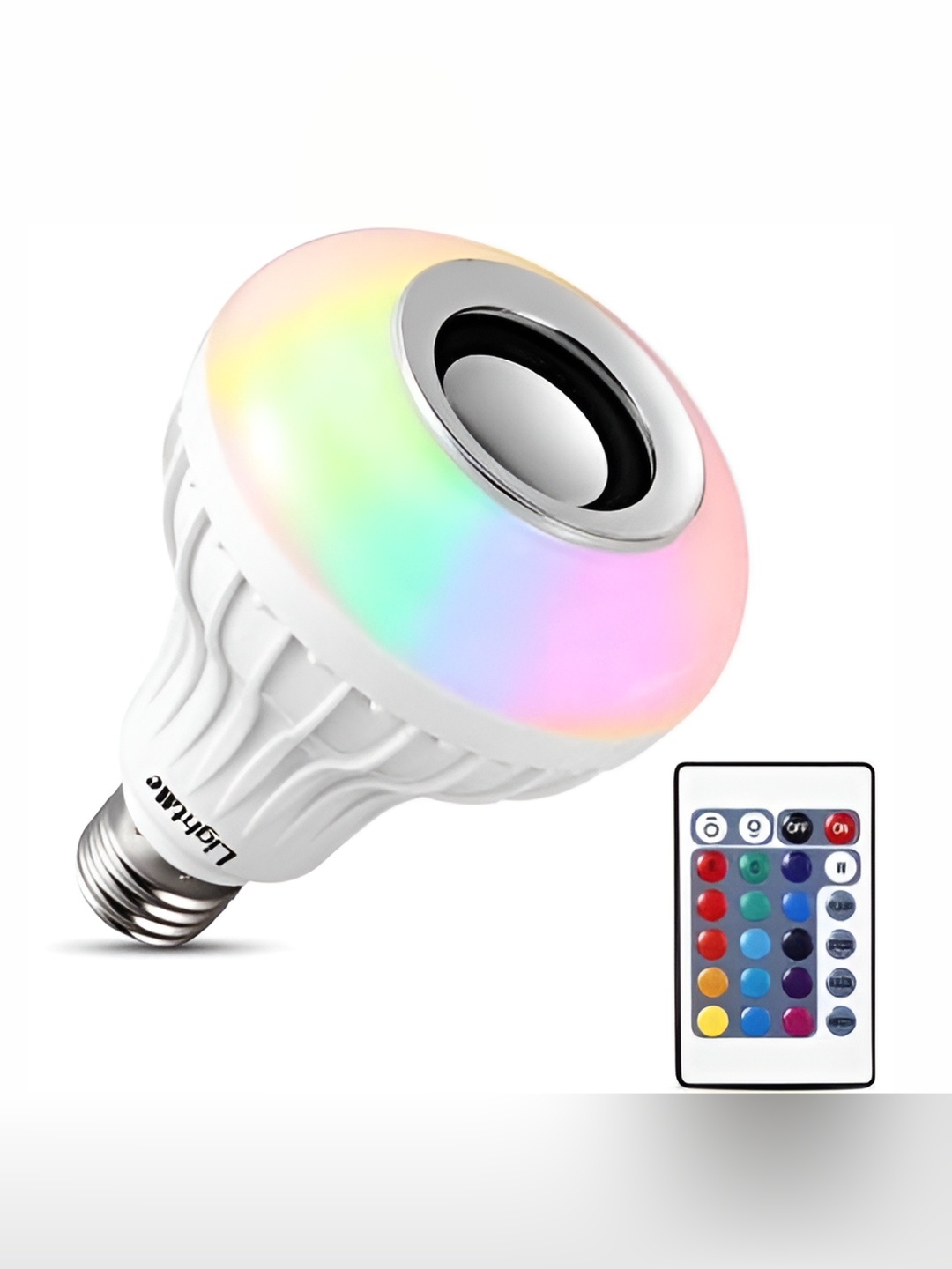 

SPARK WORLD White Wireless Music Playing Remote Controller LED Bulb