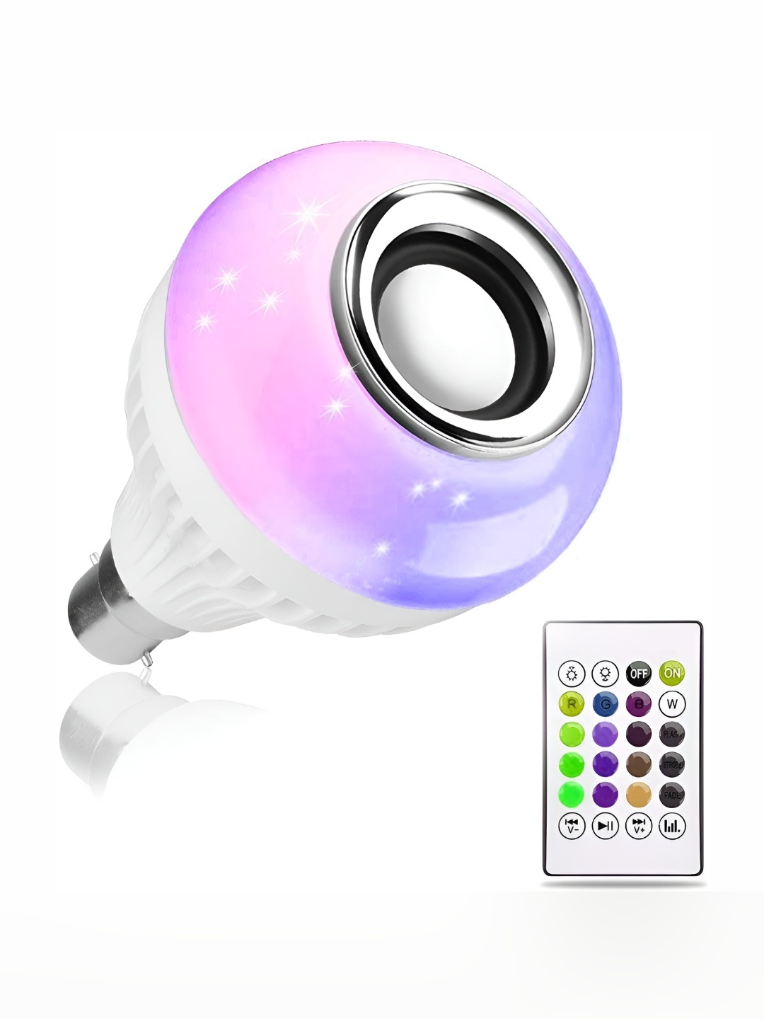 

SPARK WORLD White Bluetooth Speaker LED Smart Bulb