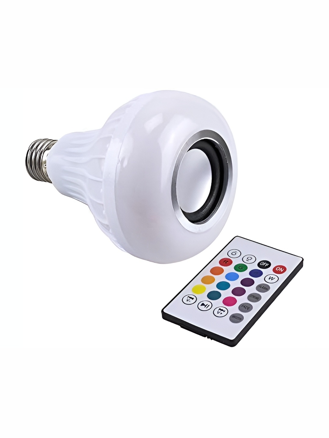 

SPARK WORLD White Wireless Music Playing Remote Controller LED Smart Bulb