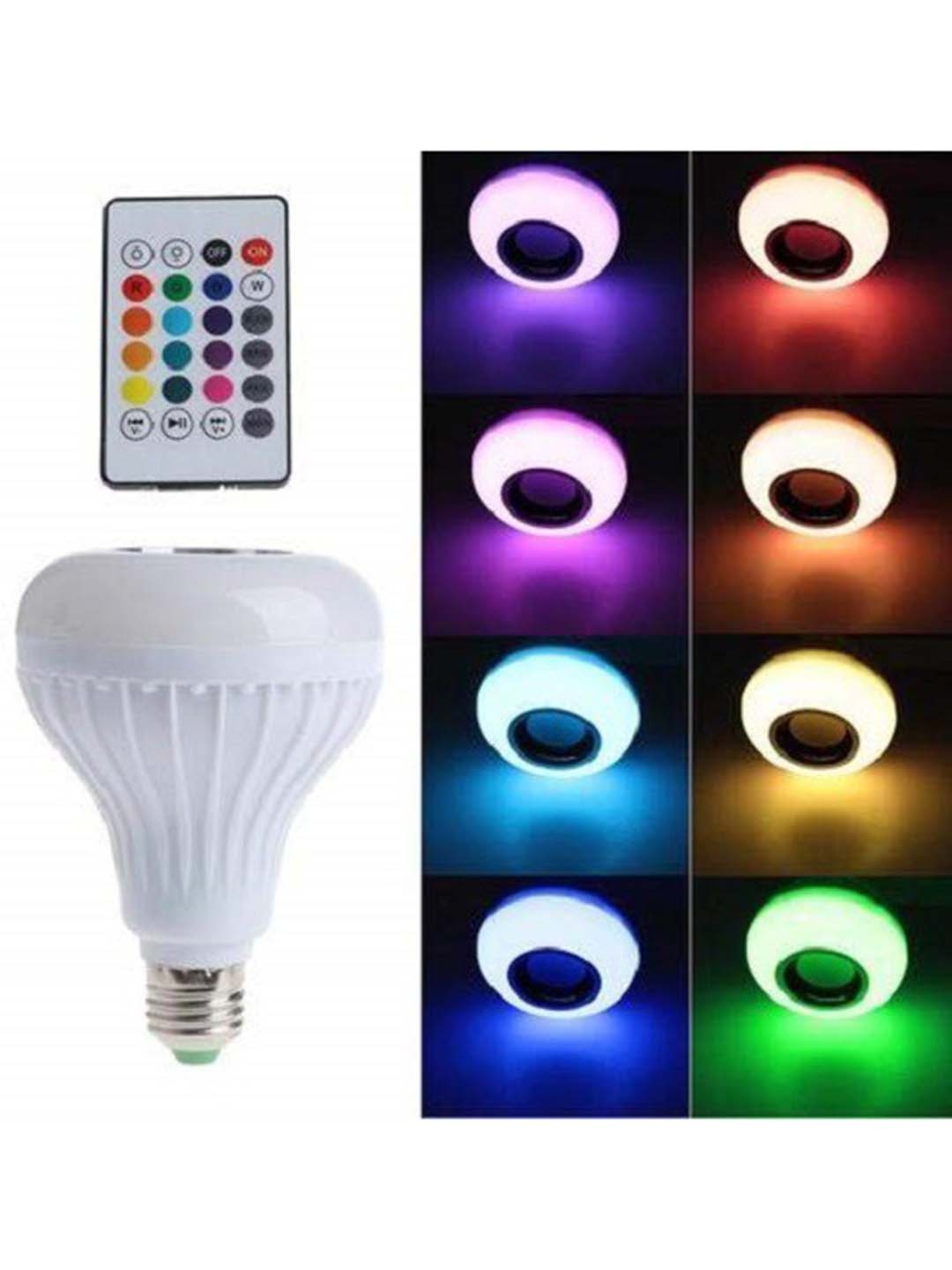 

SPARK WORLD White Bluetooth LED Smart Bulb With Remote