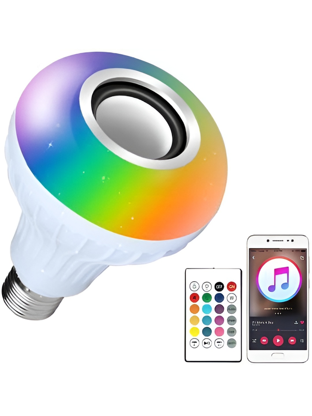 

SPARK WORLD Red & Blue LED Bulb Bluetooth Smart Light