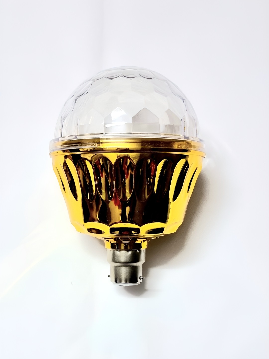 

SPARK WORLD Gold Toned & White LED Bulb Bluetooth Smart Light