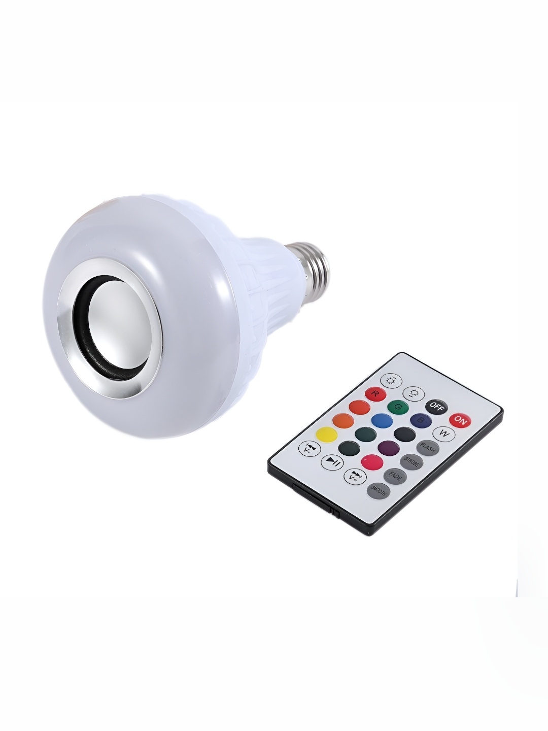 

SPARK WORLD White Wireless Music Playing Bluetooth Remote Controller LED Smart Bulb