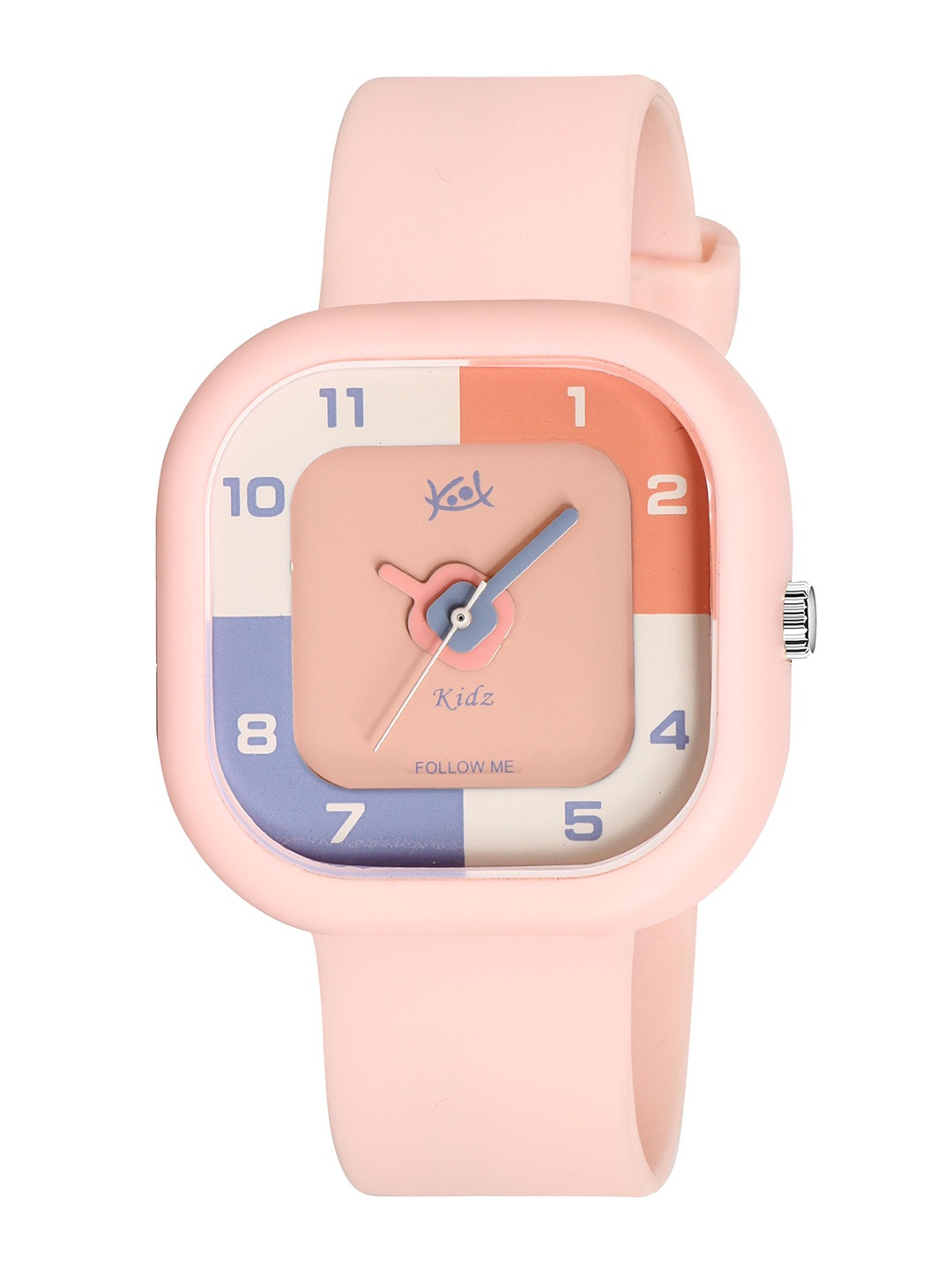 

Kool Kidz Girls Printed Dial & Straps Analogue Watches Koolkidz Watch KK 408 PINK
