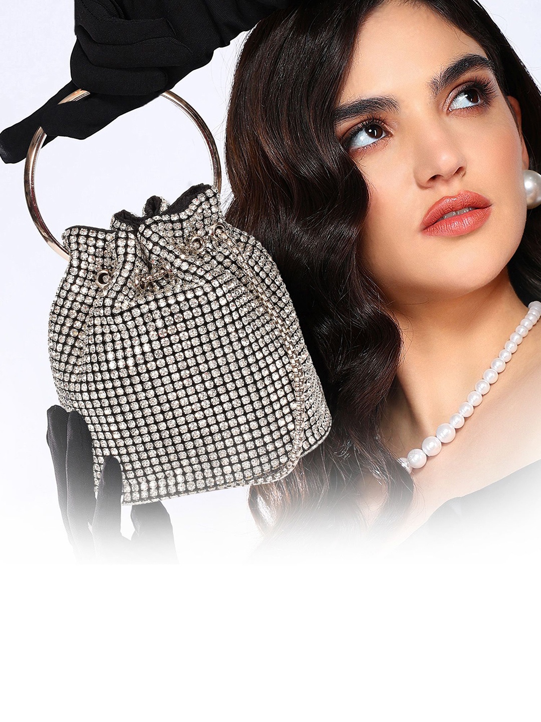 

Sassora Shopper Handheld Bag, Silver