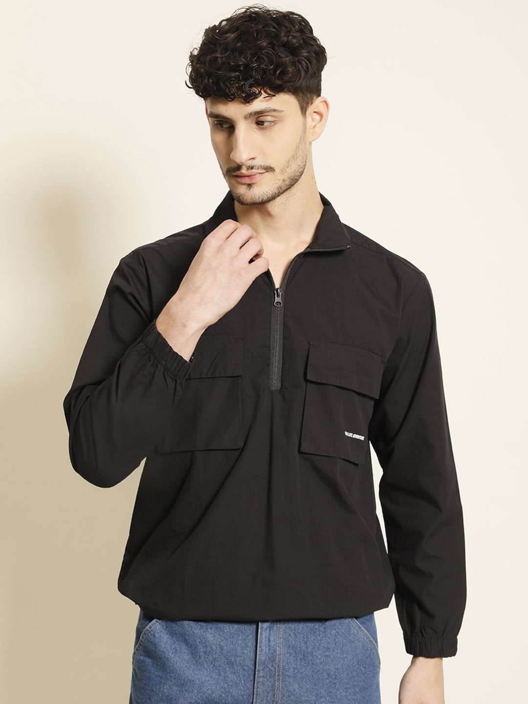 

The Lifestyle Co. Black Pure Cotton Relaxed Fit Shirt