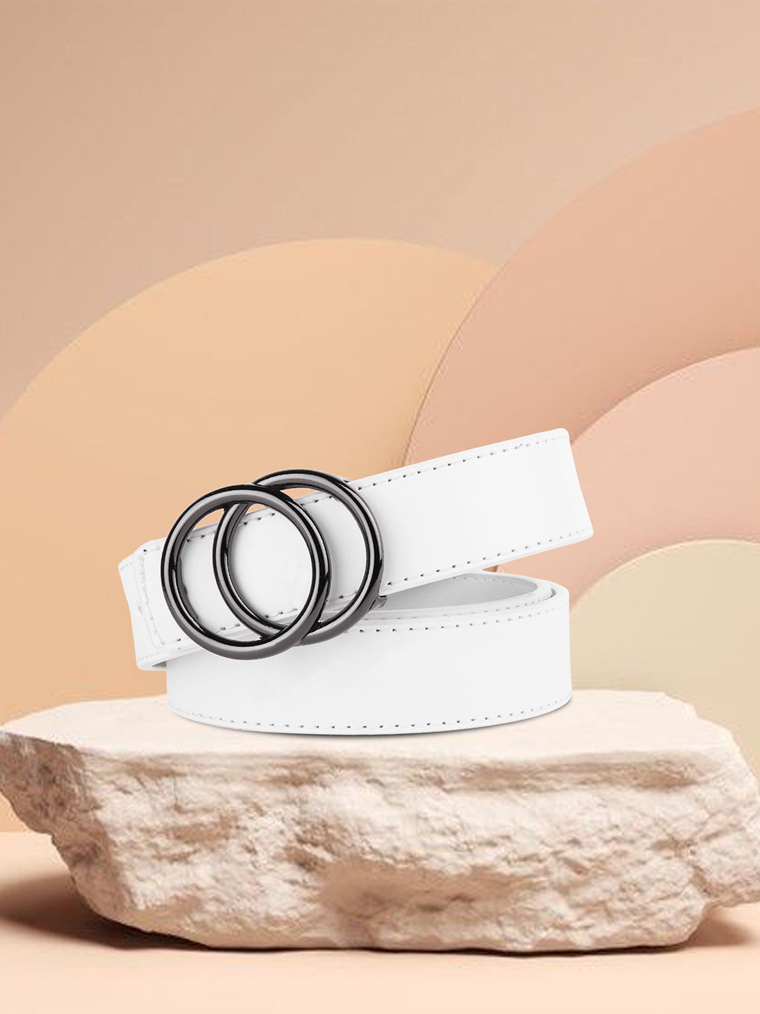 

Kastner Women Solid Belt, White