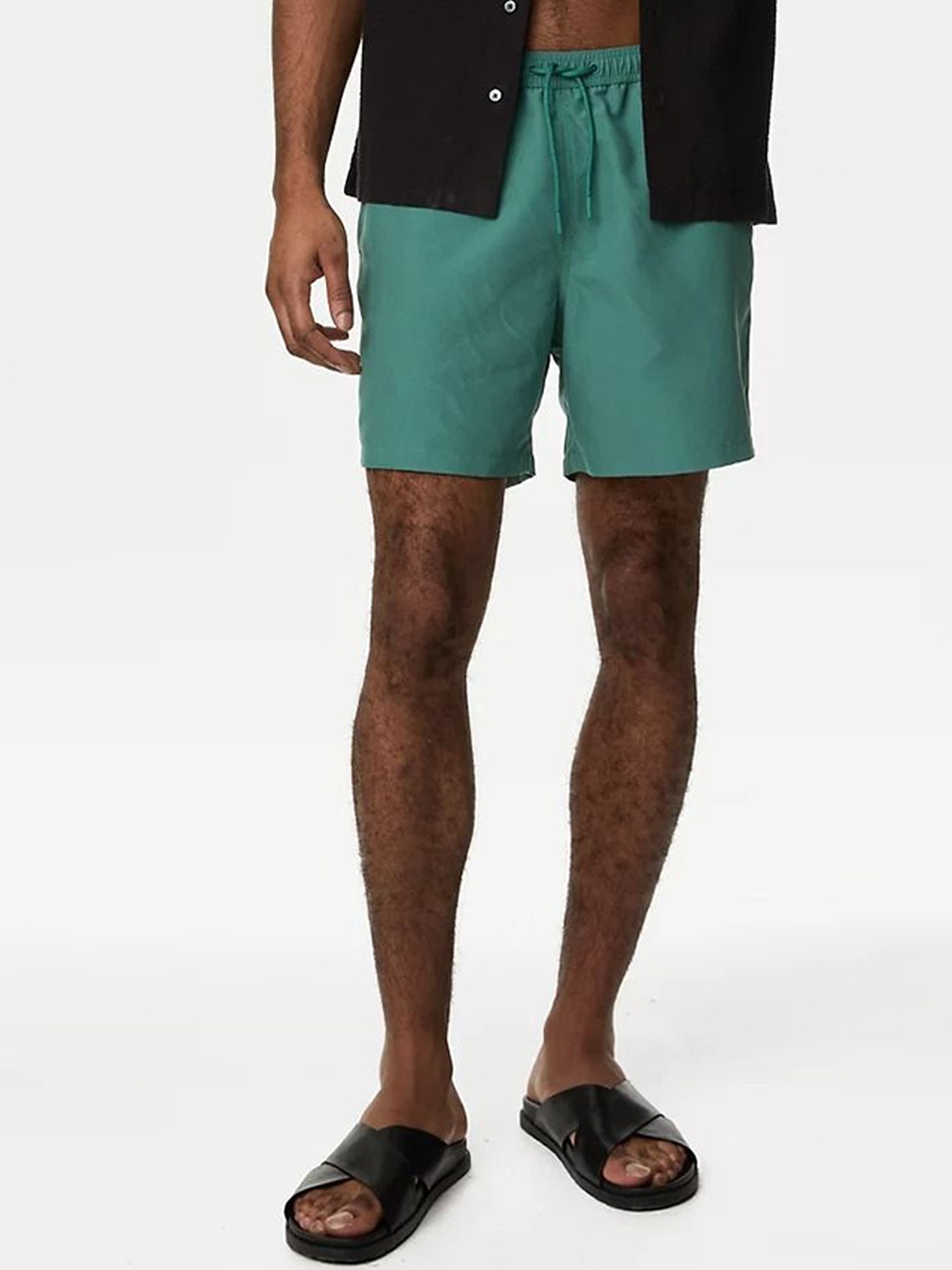

Marks & Spencer Men Swim Bottoms, Green