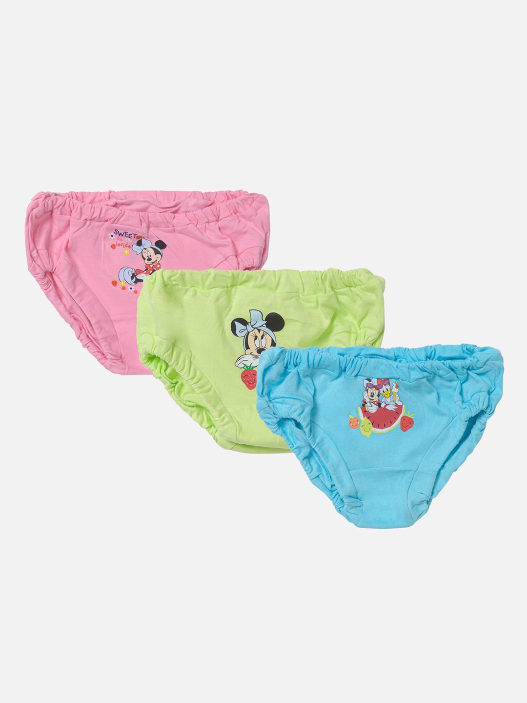 

Bodycare Girls Pack Of 3 Printed Assorted Basic Briefs IIBY1650-PK004