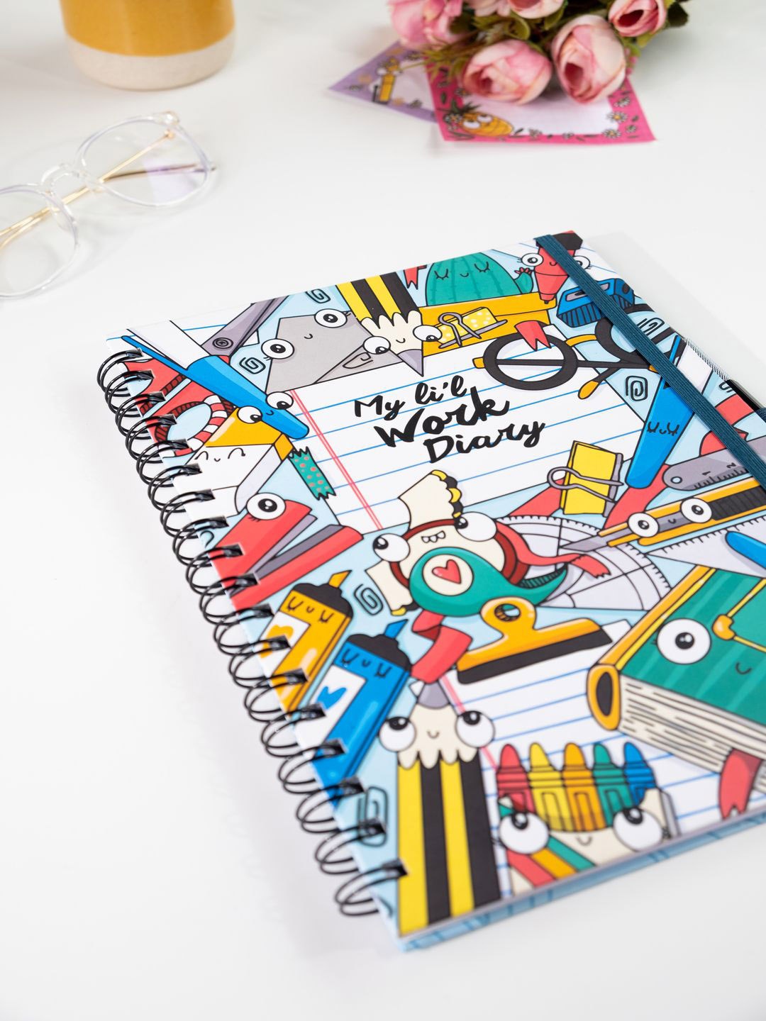 

DOODLEHOLIC Printed Planner, Blue