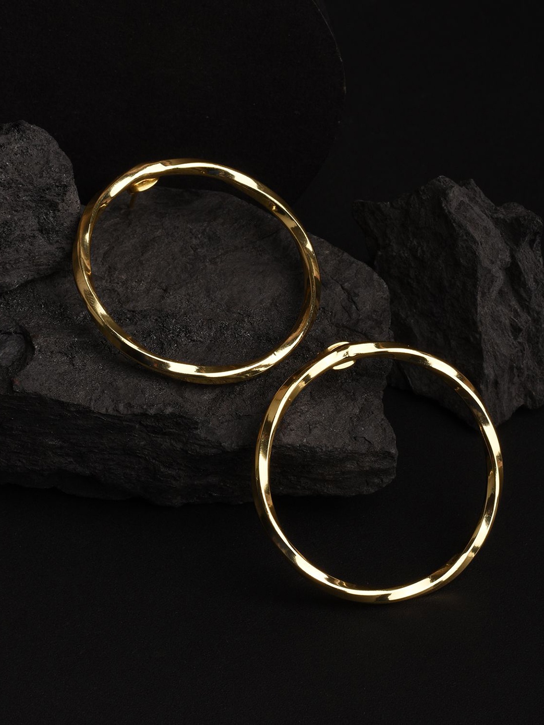 

XPNSV Hoop Earrings, Gold